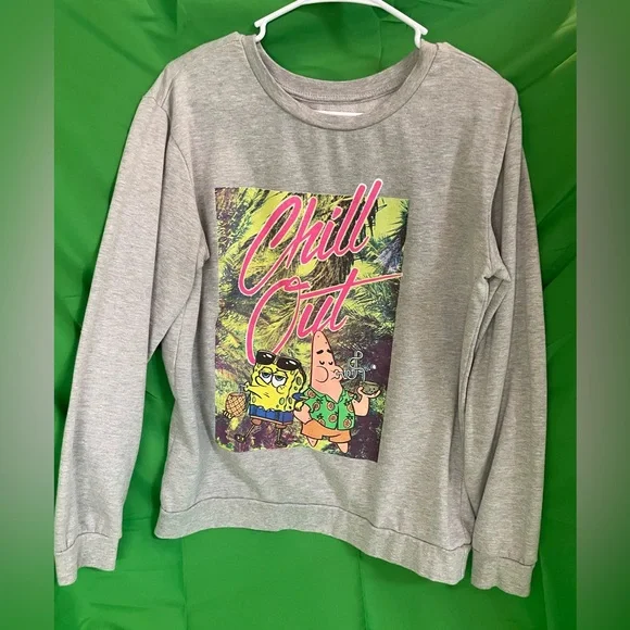 nickelodeon SpongeBob & Patrick “Chill Out” Sweatshirt size XL. - Picture 5 of 5